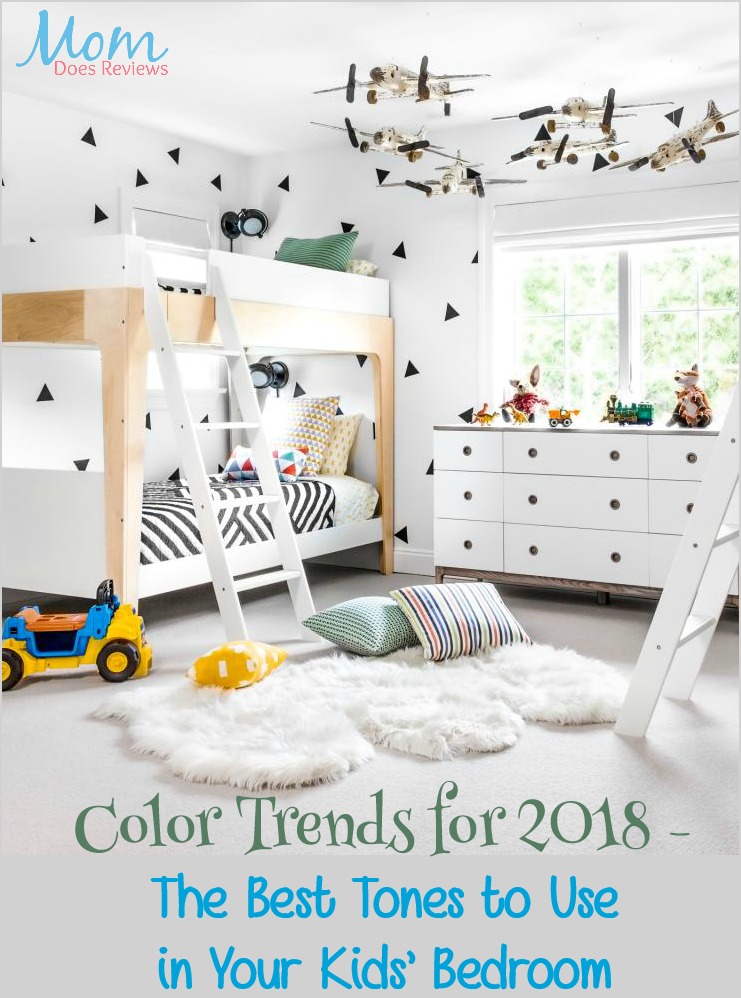 Color Trends for 2018 – The Best Tones to Use in Your Kids’ Bedroom