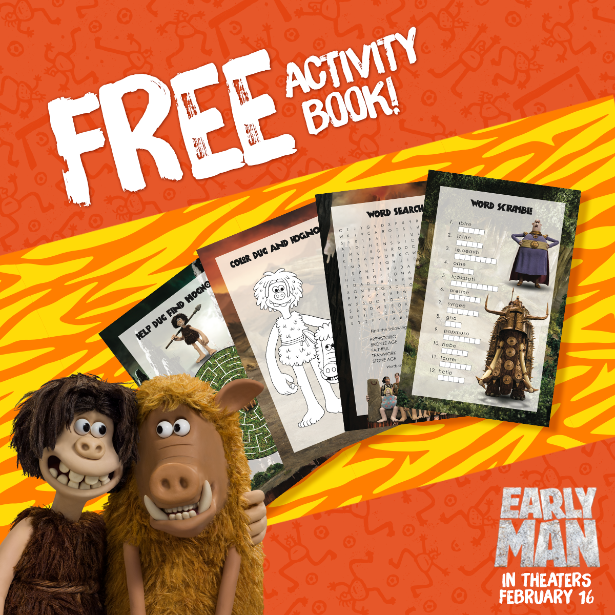EarlyMan Activity Book