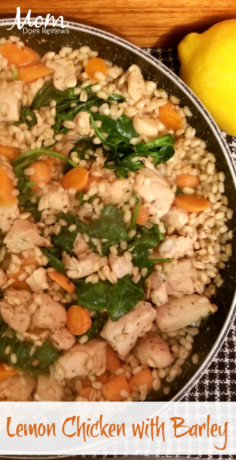 Lemon Chicken with Barley #KnorrMealStarters