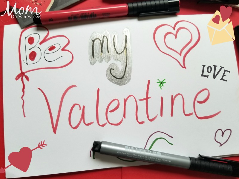 faber-castell valentine's day card