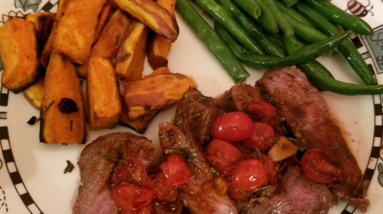 HelloFresh Steak dinner