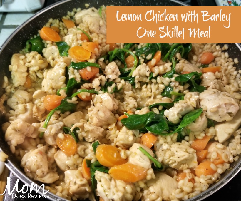 Lemon Chicken with Barley Skillet Meal