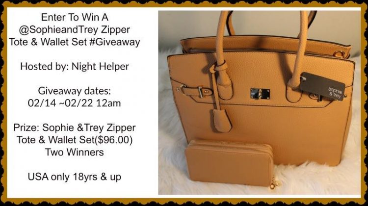 Win sophie and trey tote