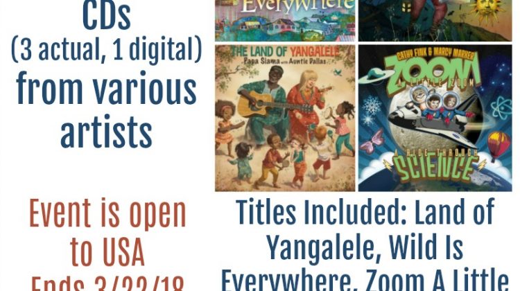 Set of 4 CDs for Children