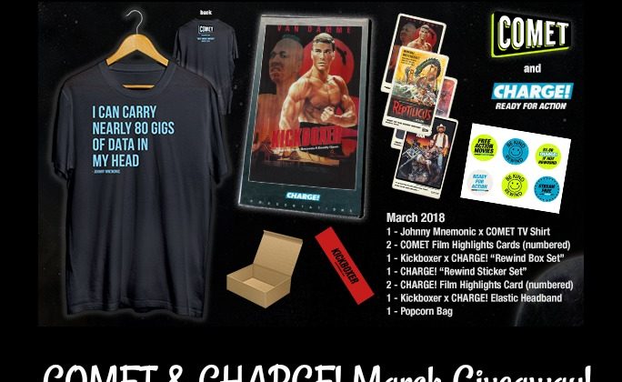 COMET & CHARGE! March Giveaway!