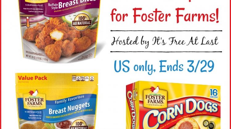 Win Free Product Coupons from Foster Farms