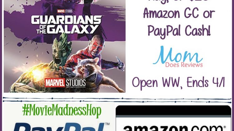 Win Guardians of the Galaxy #MovieMadnessHop