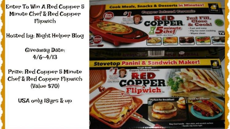 Win a Red Copper Chef & Red Copper Flipwich (value $70.00)
