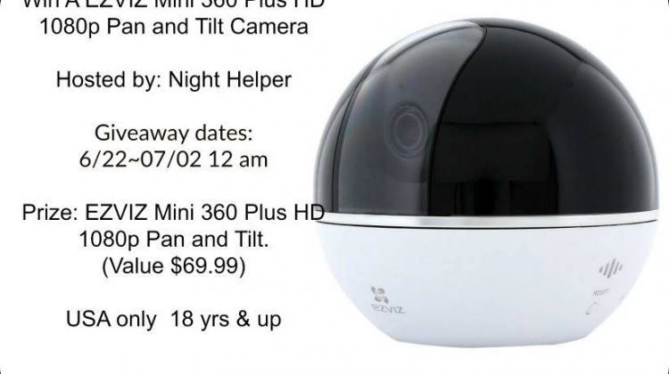 EZVIZ Mini 360 Plus HD 1080p Pan and Tilt Camera #Giveaway