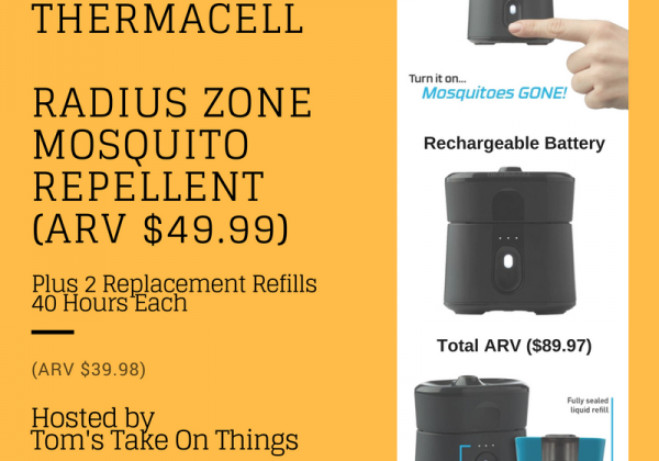 Thermacell Battery Operated Repellent Device and 2 Refills (Total ARV $89.97)