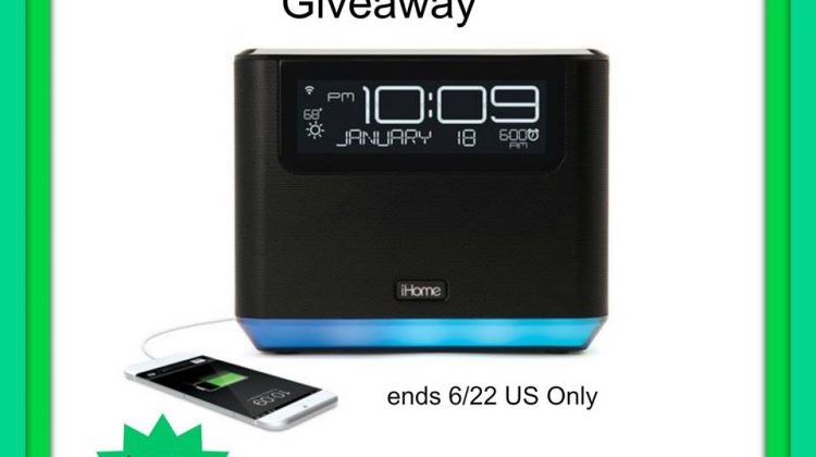 iHome clock with Alexa Giveaway