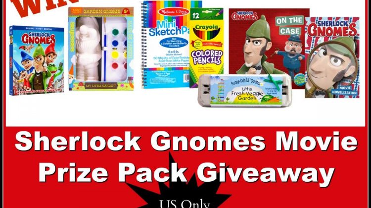 Sherlock Gnomes Movie Prize Pack Giveaway