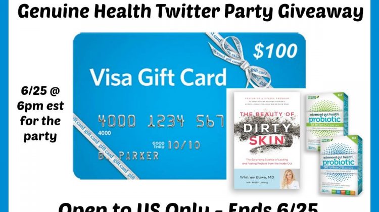 $100 Visa Gift Card From Genuine Health Giveaway Open To US Only – Ends 6/25