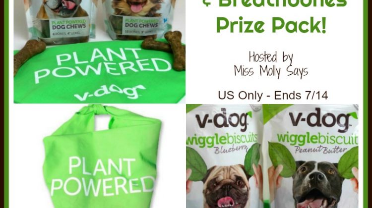 V-Dog Wiggle Biscuits & Breathbones Prize Pack