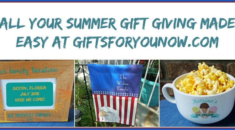 All Your Summer Gift Giving Made Easy at GiftsForYouNow.com