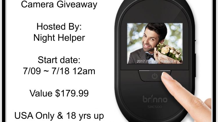 Win a Brinno SHC500 12mm Digital Front Door Peephole Security Camera, $179 arv