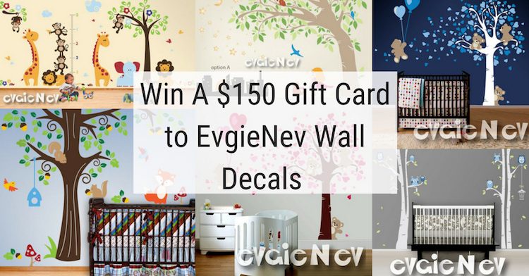 $150 Wall decals gift card to EvgieNev