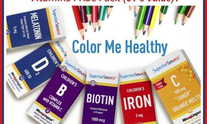 Win Color me Healthy prize pack #SuperiorSource