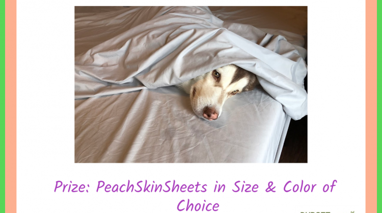 Snuggling in PeachSkinSheets Giveaway