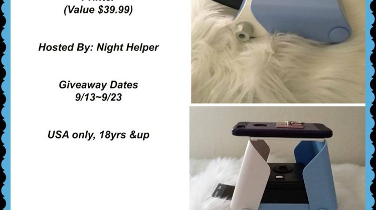#Win a Kiipix Smartphone Printer