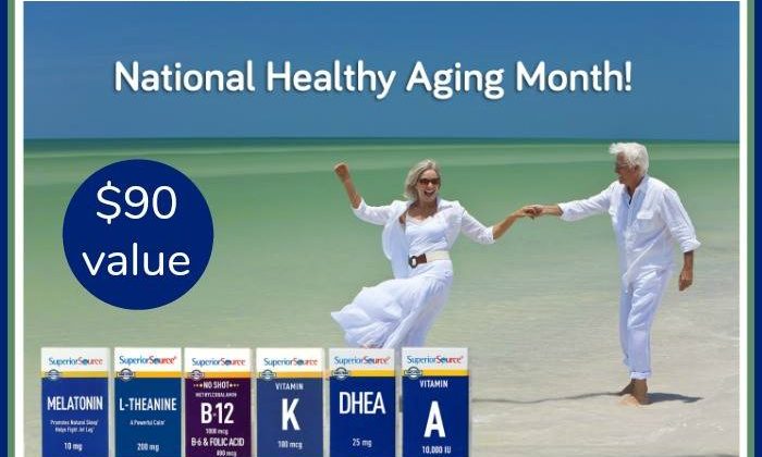 Superior Source 'Healthy Aging' Vitamin Prize Pack ($90 Value)