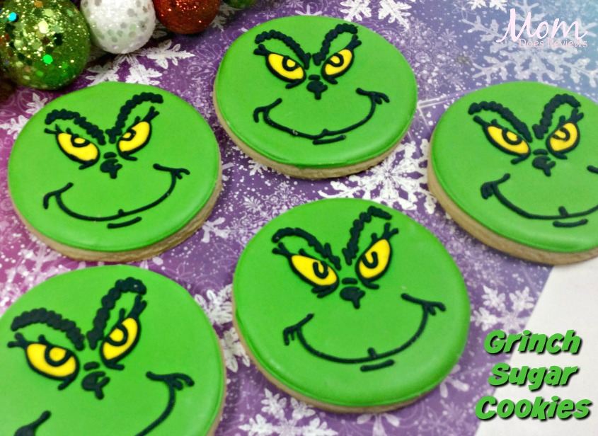 Grinch Sugar Cookies #TheGrinch