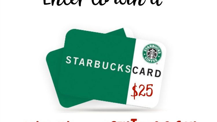 COFFEE LOVERS! Enter to #win a $25 Starbucks GC! US/CAN ends 11/5