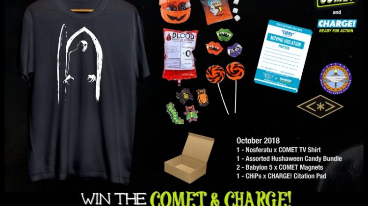 #Win the COMET & CHARGE! October Giveaway! Hushaween! Midnight Movies! Babylon 5!