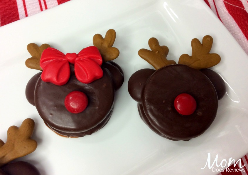 Mickey and Minnie Rudolph Cookies