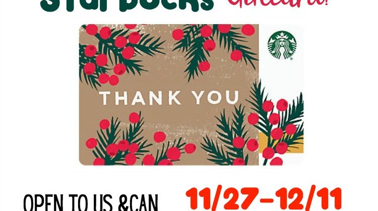 Win $25 Starbucks GC US/CAN