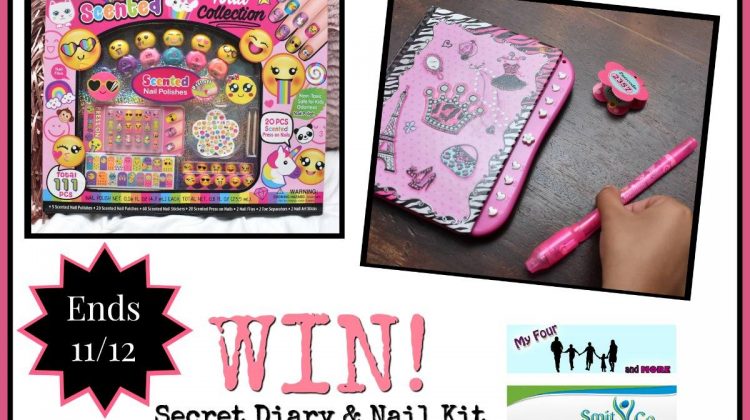 SmitCo Secret Diary and Nail Kit Giveaway