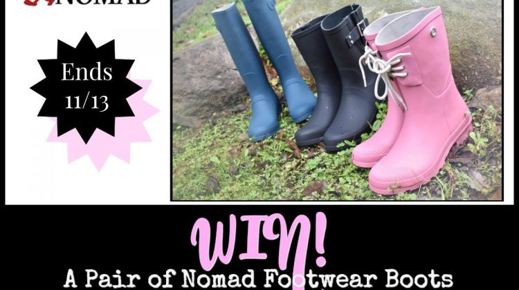 #Win Nomad Footwear Boots ($60 arv) US Only – Ends 11/13