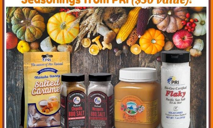 #Win an Assortment of Thanksgiving Seasonings from PRI ($50 value)! US ends 12/1