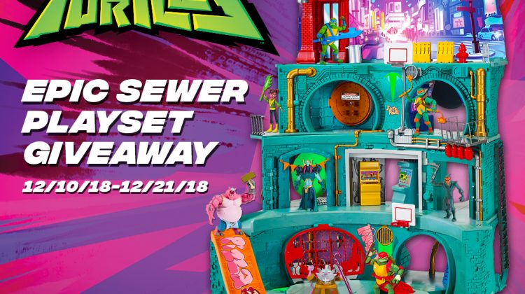 Rise of the Teenage Mutant Ninja Turtles, Epic Sewer Lair Giveaway