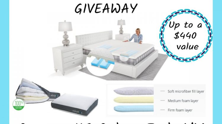Customizable Mattress Topper and 2 pillows up to $440 value