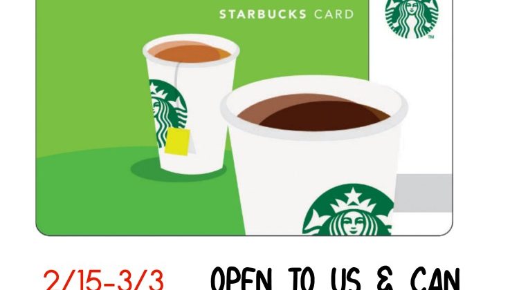 #Win $25 Starbucks GC