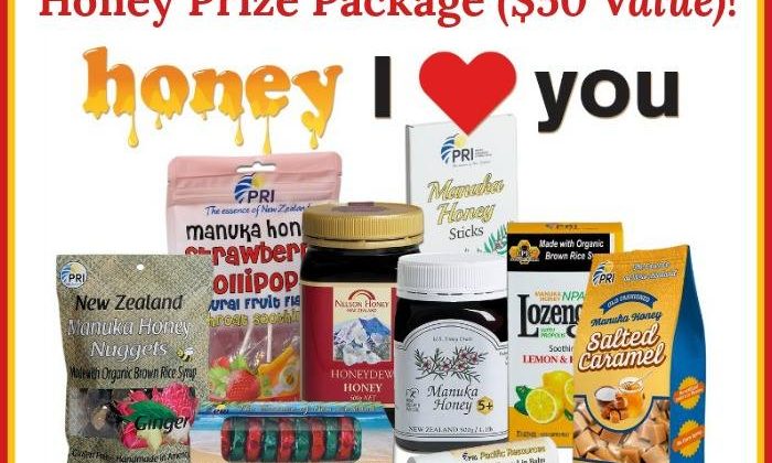 #Win 'Honey, I Love YOU' Manuka Honey Prize Pack- US, ends 2/27 #ManukaHealth #ShopPRI