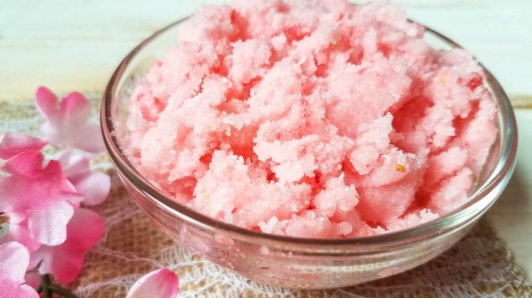 Strawberry Salt Scrub