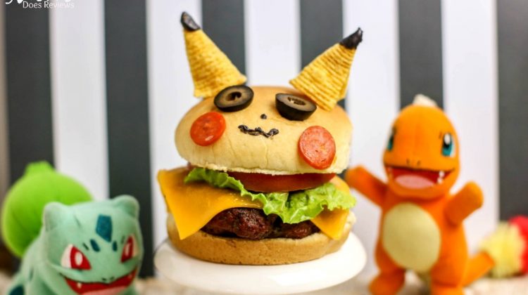 Pikachu Burger- Perfect for Pokemon Fans!