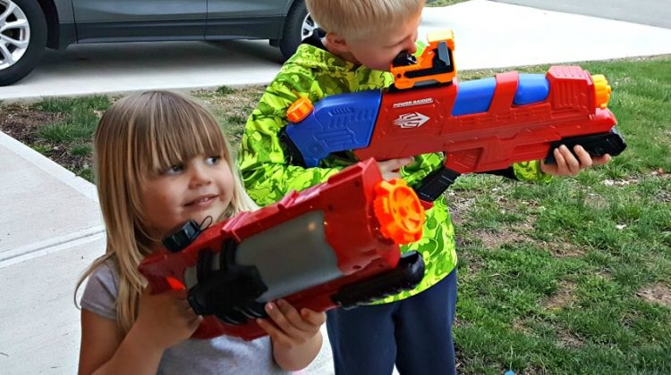 Sugar Free Easter Basket Ideas with Buzz Bee Toys Blasters