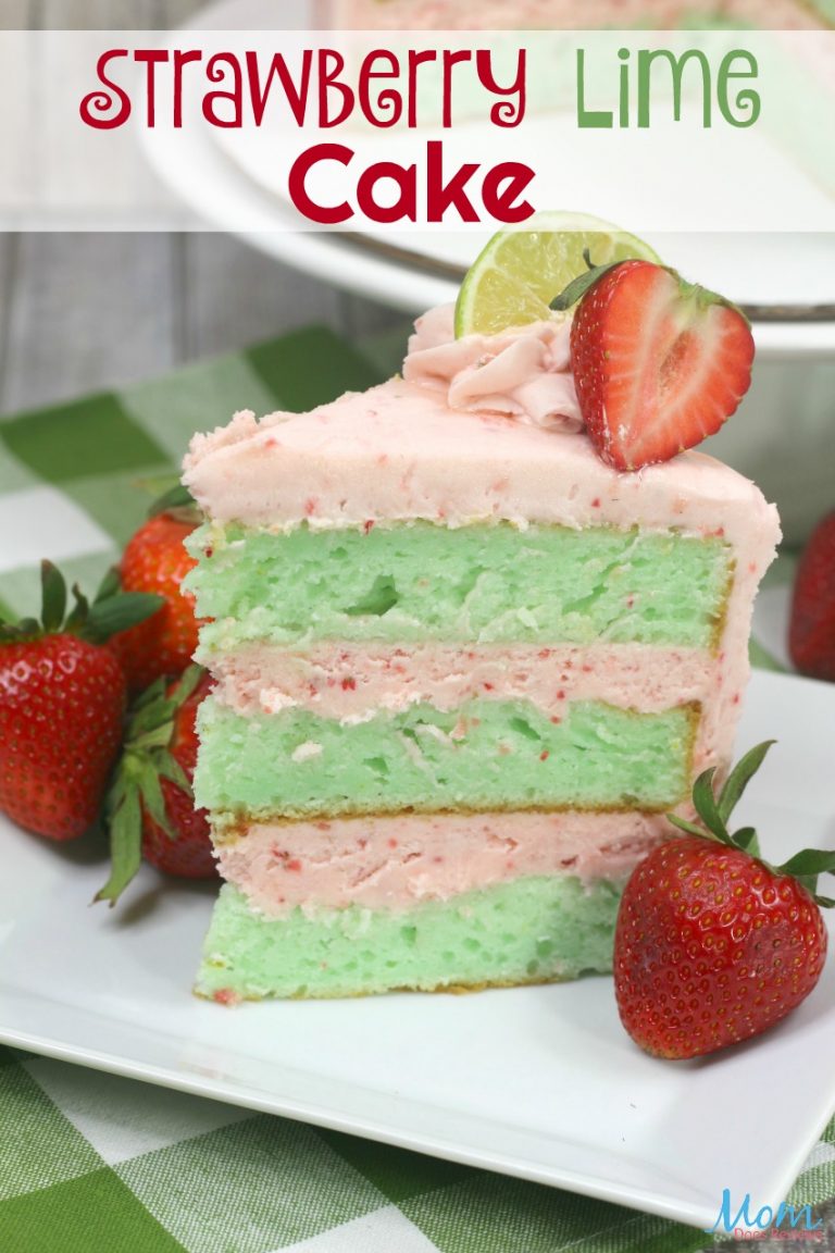 Strawberry Lime Cake Recipe - Mom Does Reviews