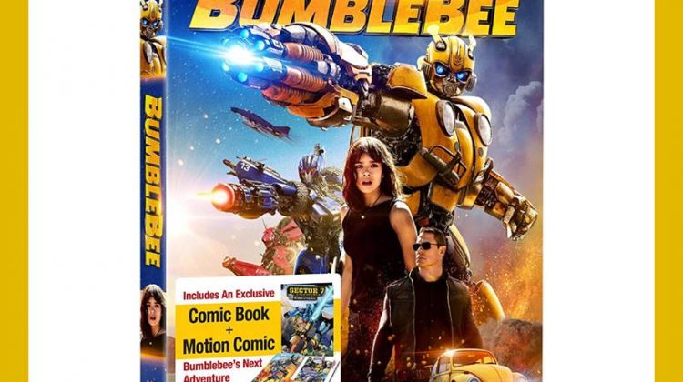 Bumblebee Transformers Movie on Blu-Ray.