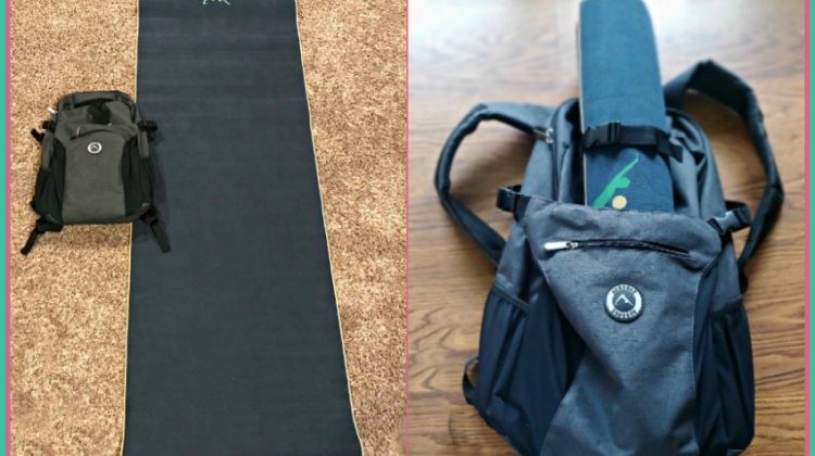 Aurorae Multi-Purpose Yoga Backpack & Synergy Yoga Mat