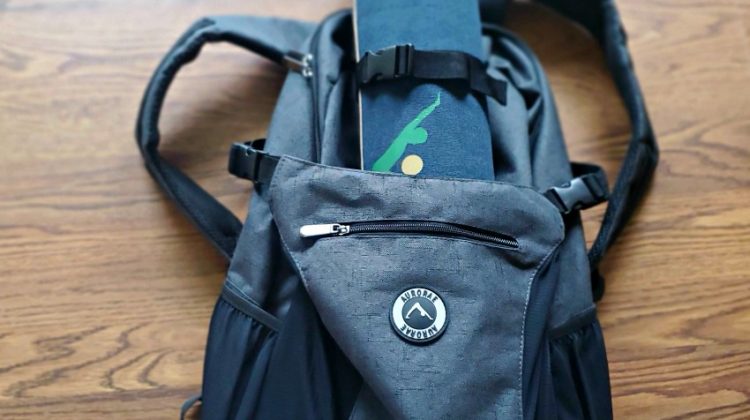 Invite Dad to Join You In Training with a Aurorae Yoga Backpack and Mat