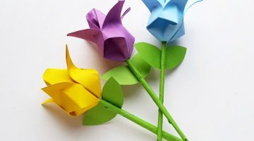Origami Tulips: A Fun Paper Craft!