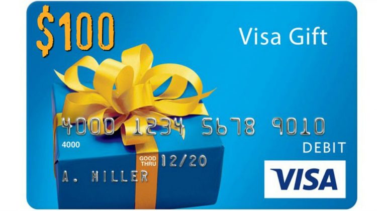 $100 visa gc grand prize