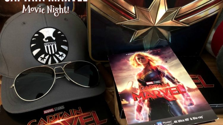 Have a Captain Marvel Movie Night- It's Fun for the Whole Family! #CaptainMarvel