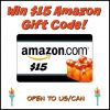 #Win $15 Amazon Gift Code! US/CAN ends 7/15 #giveawayhop