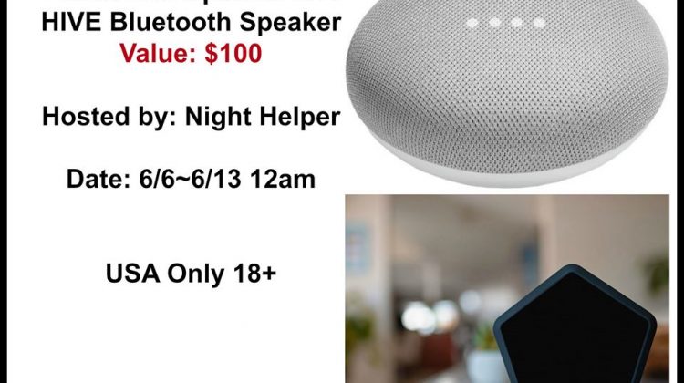 Win A Google Home Mini & A HIVE Bluetooth Speaker