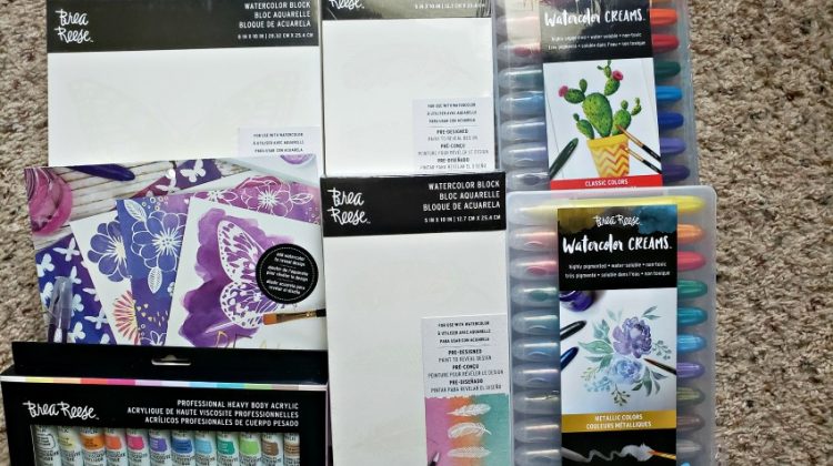 Enjoy Summertime Art with Brea Reese Watercolor Kits and Crafts